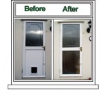 Cat Flap Replacement removal -Window & Door Doctor (West Midlands) Spares, repairs and replacements to double glazing, locks and hindges - Halesowen, Blackheath, Kingswinford, Stourbridge, Lye, Hagley, Oldswinsford, Brierley Hill, Dudley.
